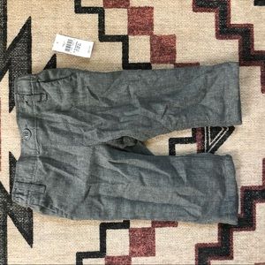 NWT super soft grey pants gap 6-12m